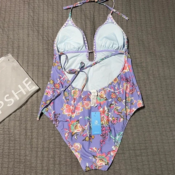 CUPSHE one piece bathing suit Paisley print - Picture 4 of 5
